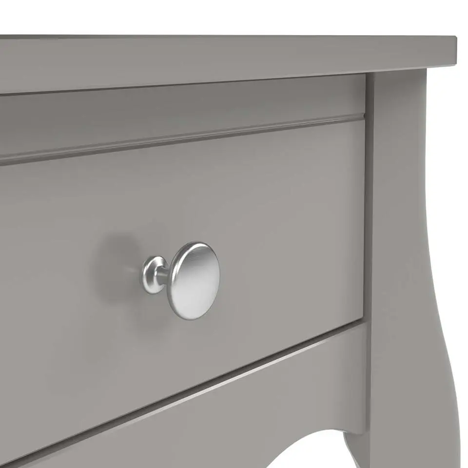 Hioshop Baroque nachtkastje 1 lade grijs
