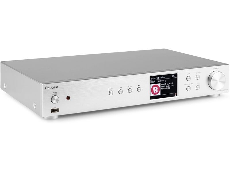 Audizio Radio-Tuner Adria Aluminium All-in-One WLAN-Internetradio