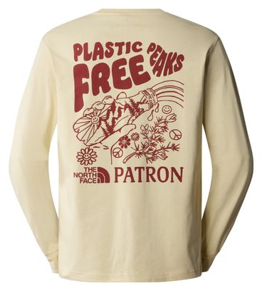 T-Shirt Manches Longues The North Face Nature Beige