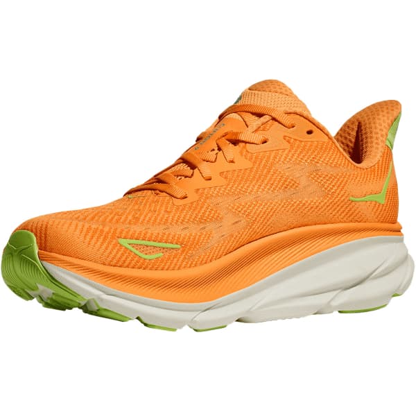 Chaussure running HOKA ONE ONE CLIFTON 9 SOLAR FLARE / LETTUCE