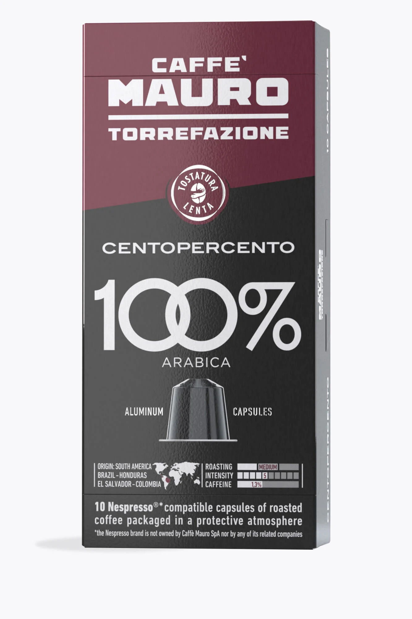 Caffè Mauro Centopercento 10 Kapseln Nespresso® kompatibel