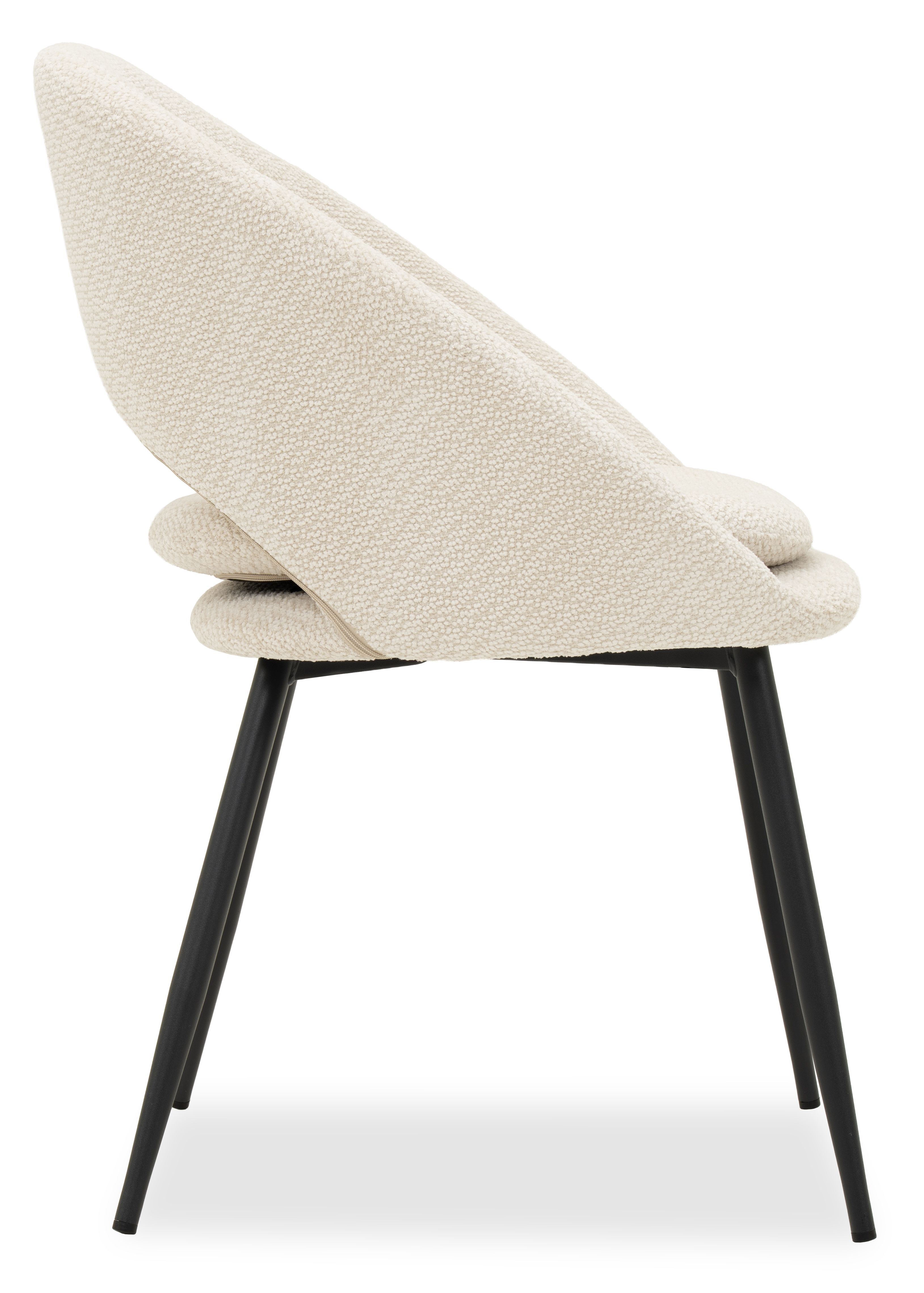 Eetkamerstoel  Egon 25 Naturel Saga B62 x D55 x H80 cm