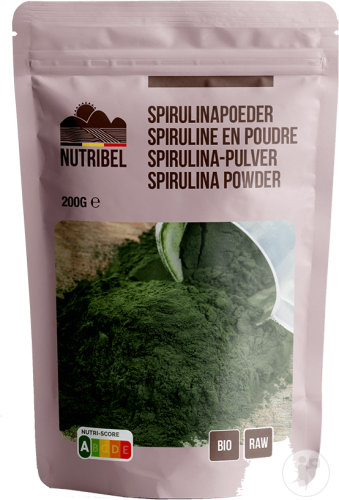 Nutribel Poudre De Spiruline Bio & Raw 200g