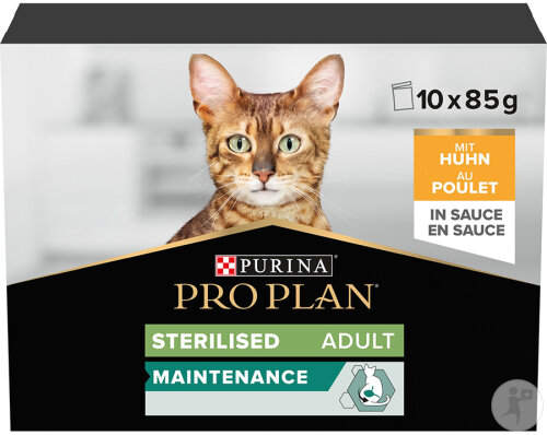 Pro Plan Sterilised Pâtée Pour Chat Adulte Stérilisé Poulet 10x85g