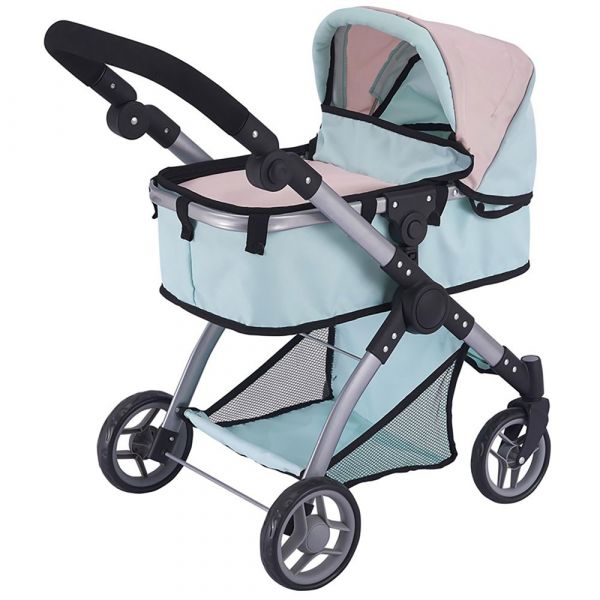 Ko Conjunto De Carrinho De Bebé Para Bonecas 2 Em 1 Multicolor