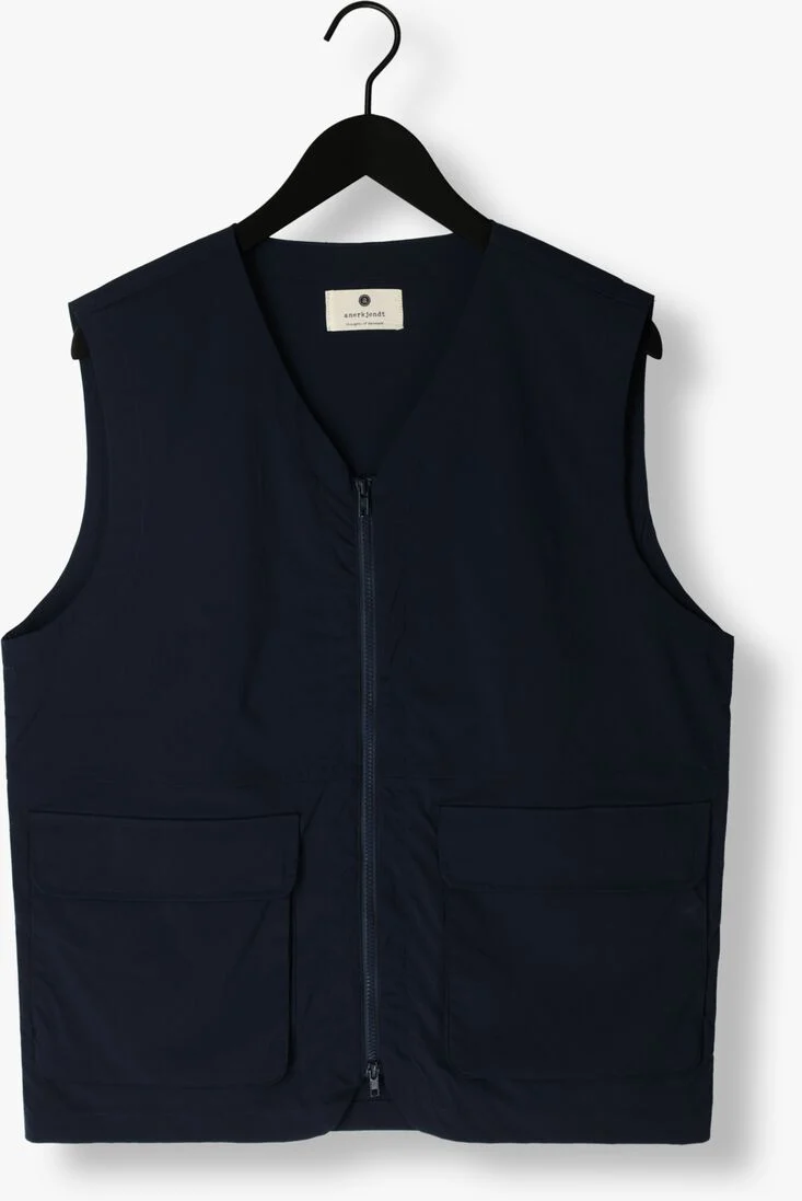 ANERKJENDT donkerblauwe anerkjendt bodywarmer akrasmus tec gilet
