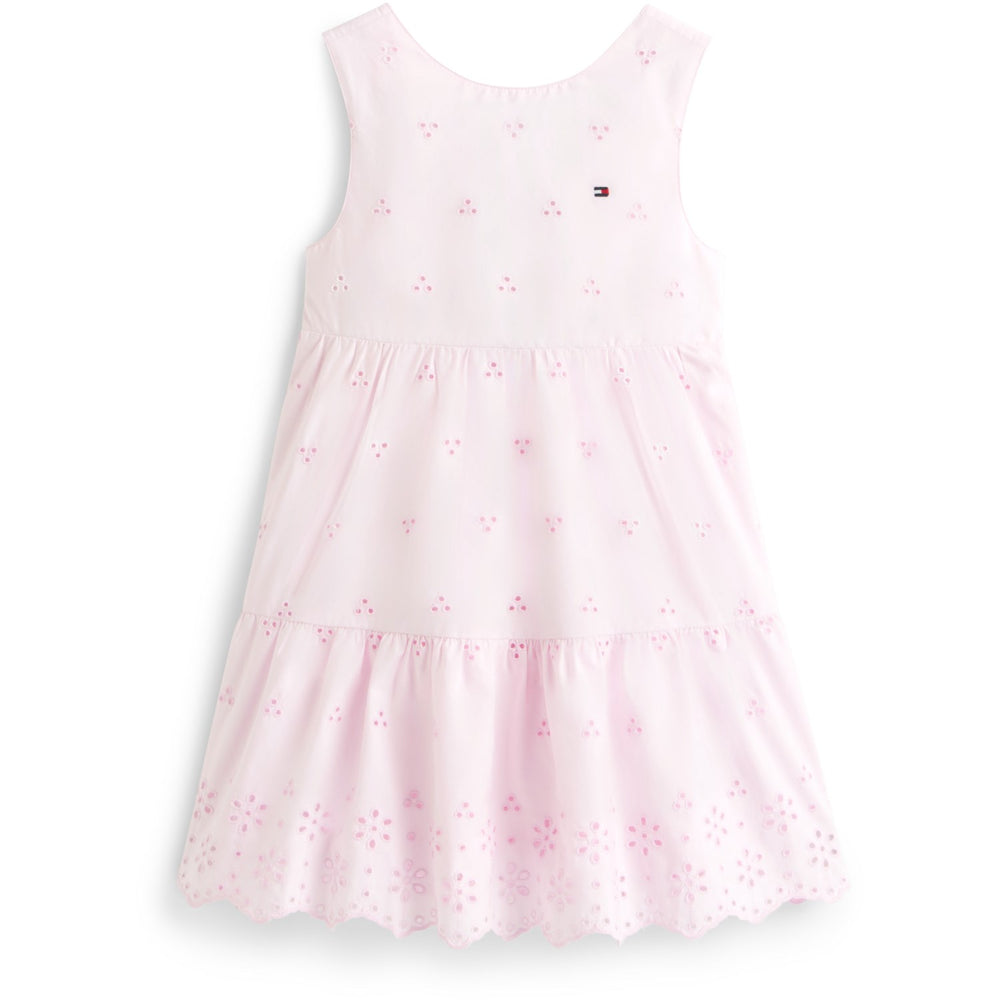 Køb Tommy Hilfiger Pearly Pink Lg Broderie Anglaise Sløjfe Kjole