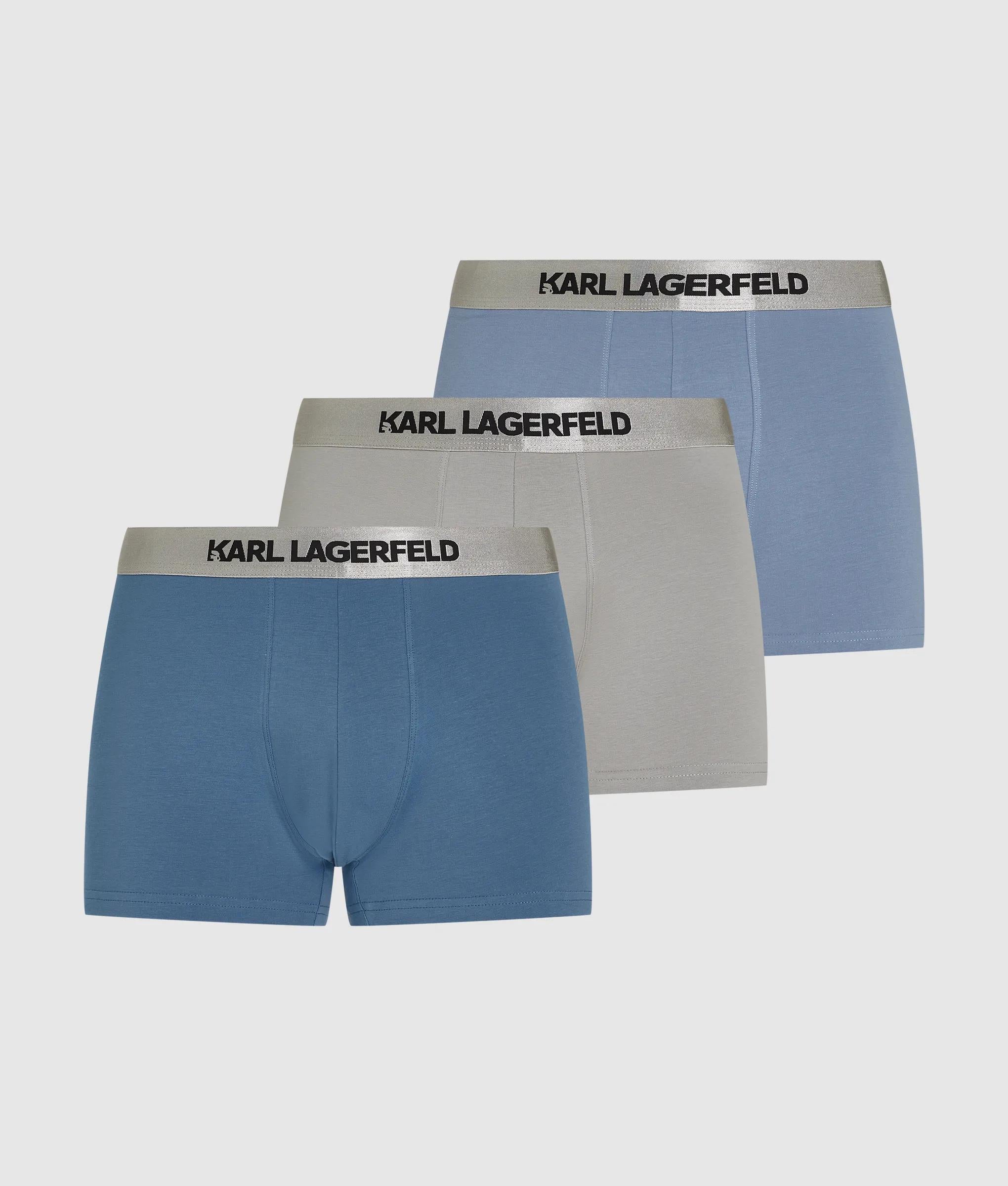 Metallic boxers met logo – 3 stuks