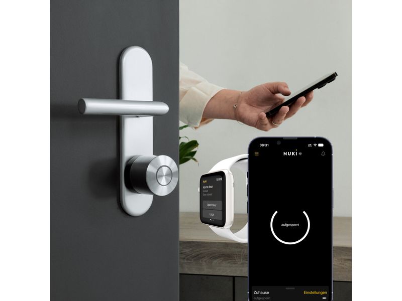 NUKI NUKI Smart Lock ULTRA EU-Zylinder Weiss Elektronisches Smart Home Türschloss