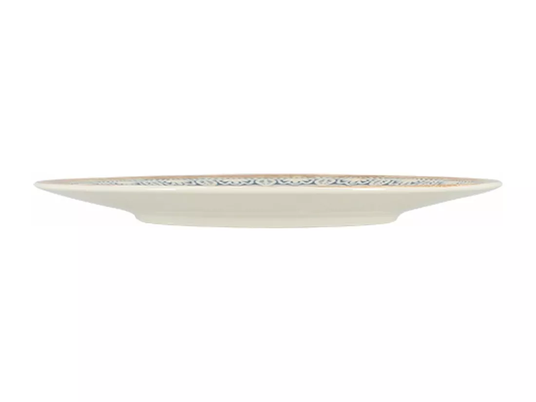 Novastyl - Lot 6 Assiettes Desserts Byzance 20cm En Porcelaine