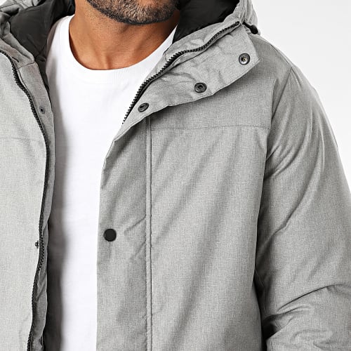 Parka Capuche Champ Gris
