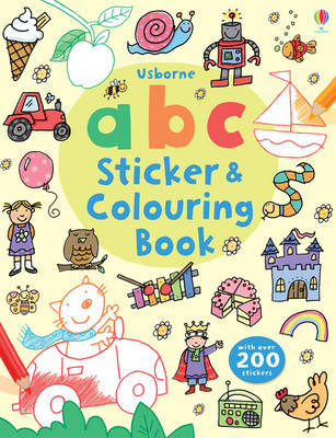 ABC Sticker and Colouring Book - Sticker & Colouring Book (Paperback)
