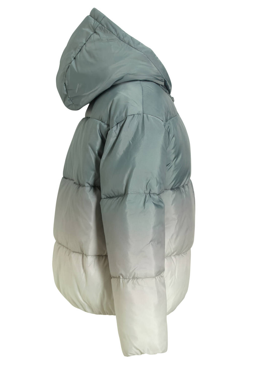 Calvin Klein tie-dye gewatteerde winterjas groen/offwhite