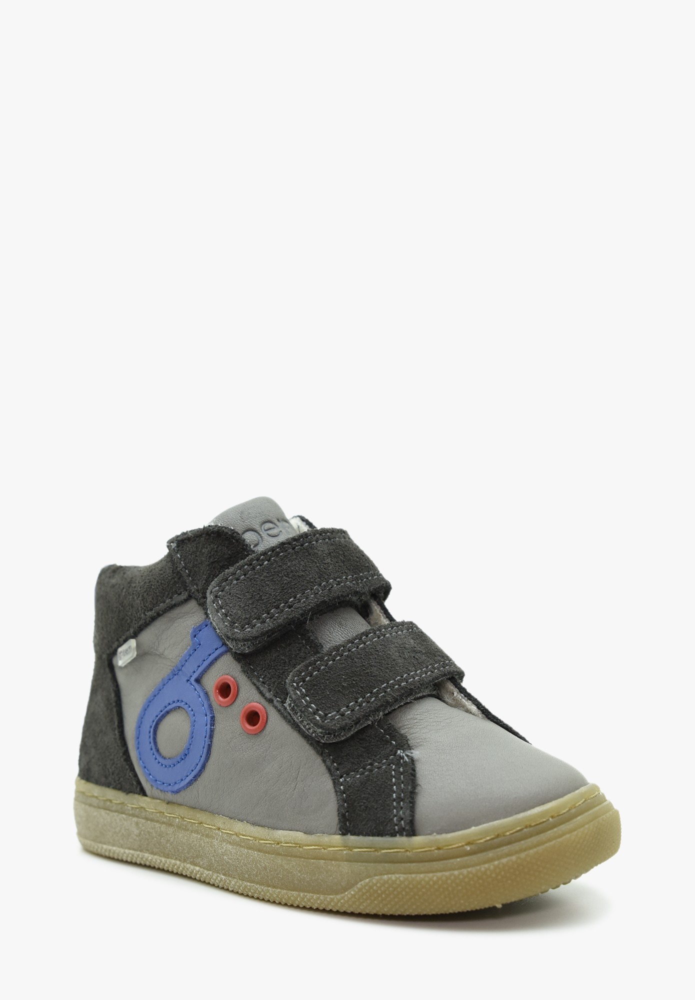 Orello logo TEX Wollfutter Kleinkinder Anthrazit Blau