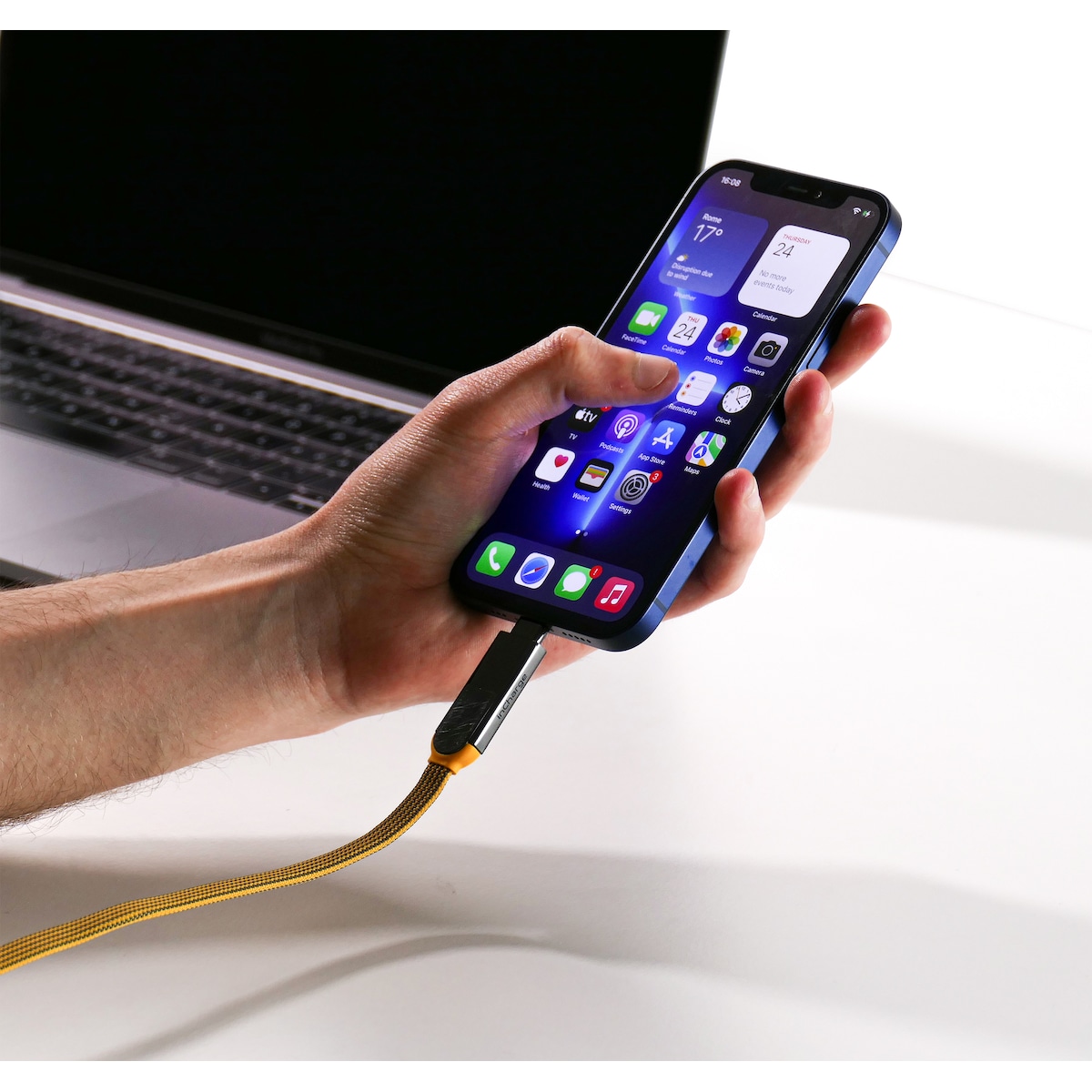 Rolling Square InCharge XL multiportkabel (gul)