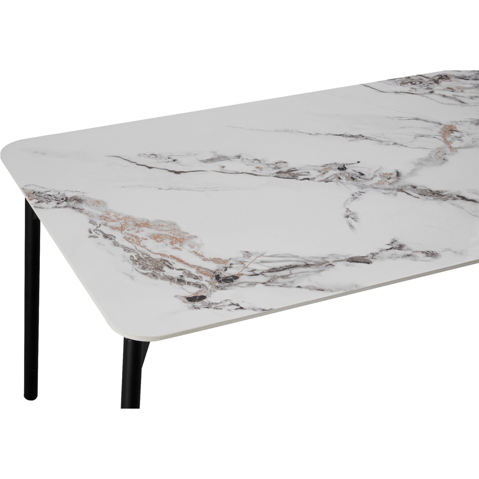 Tisch Marble Keramik Marmoroptik 180 x 76 x 90 cm
