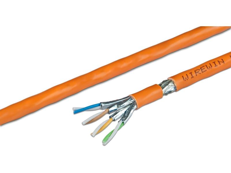 Wirewin Verlegekabel VKW SFTP K7 LSOH3 Cat 7, S/FTP, 100 m, KAT7 Verlegekabel, S/FTP, 1000MHz, LSOH3, Single, 100m