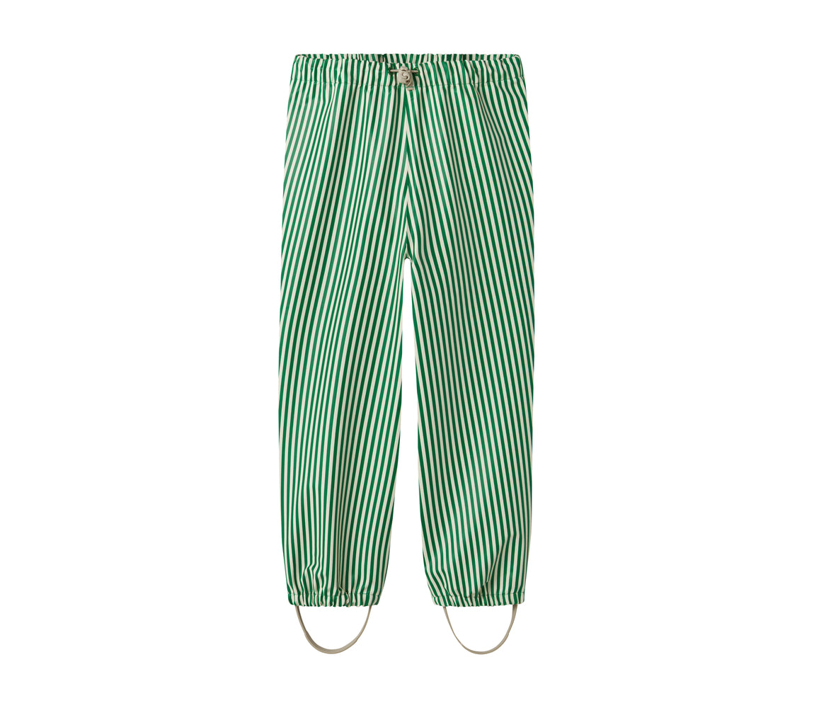 Olaf Pants, Regnbukser - Green Stripes