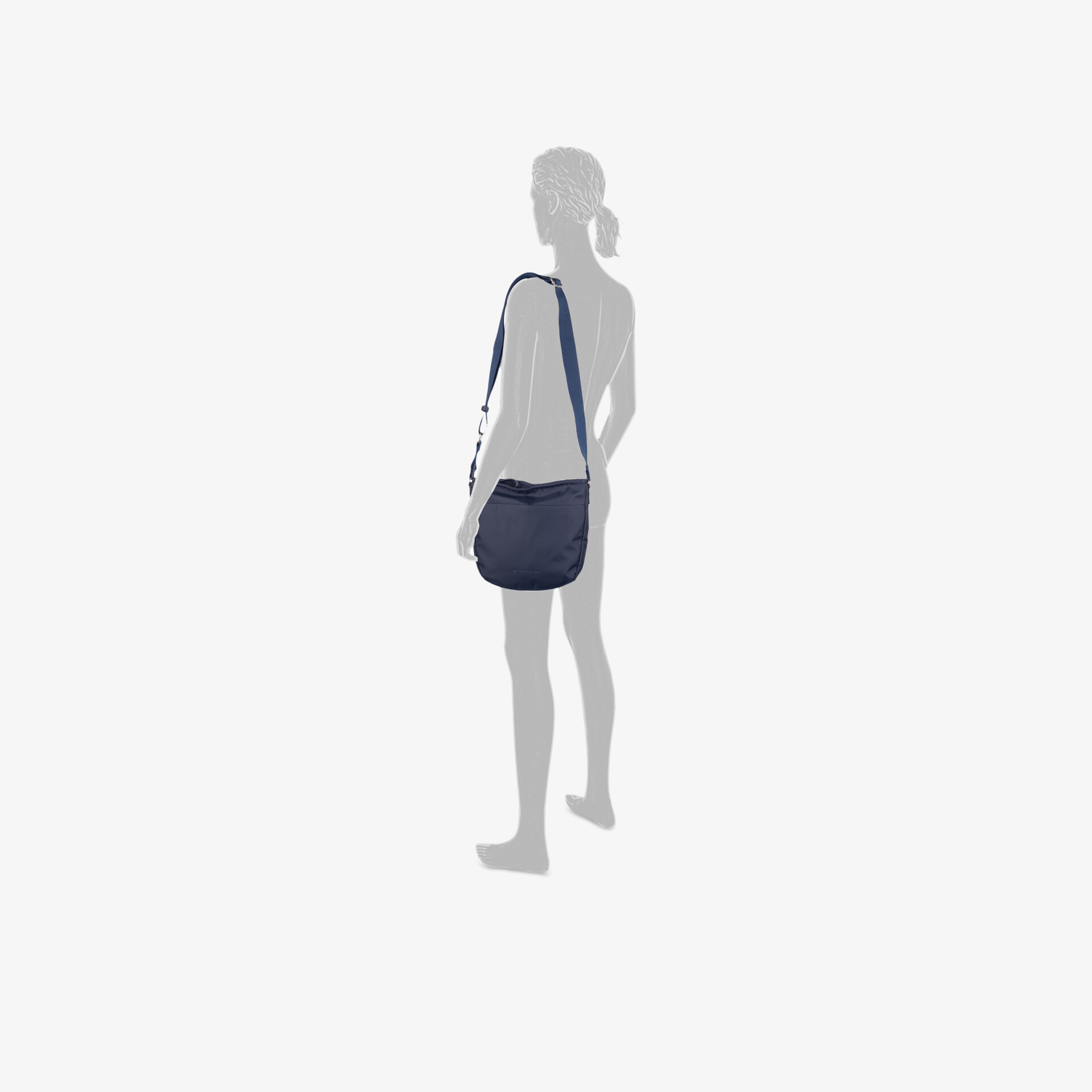 TOM TAILOR Damen Umhängetasche blau