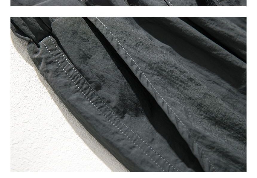 Really Point - Effen rechte broek met elastische taille