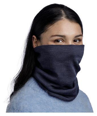 Tour de Cou Unisexe Buff Merino Heavyweight Bleu Indigo