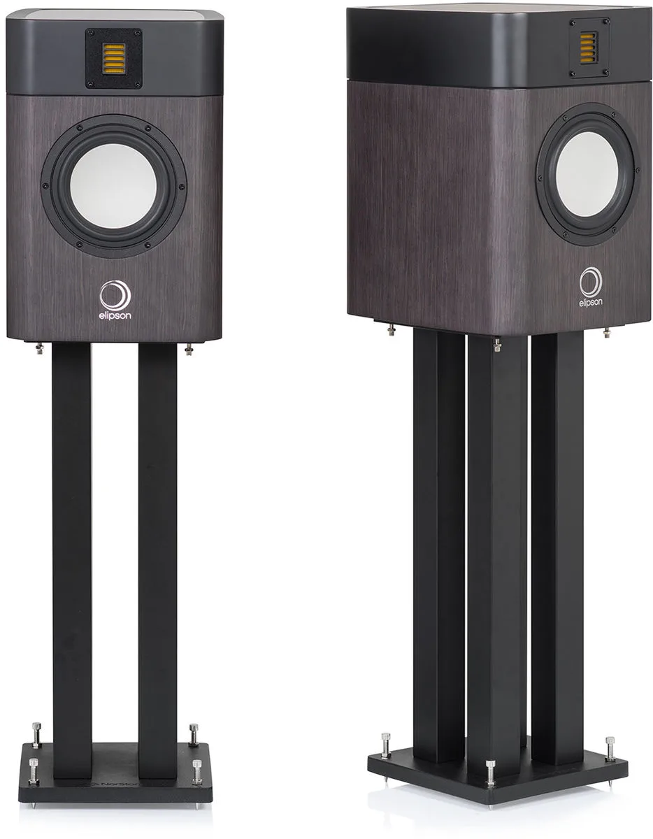 NorStone Stylum Square Noir (la paire) Pieds pour enceintes