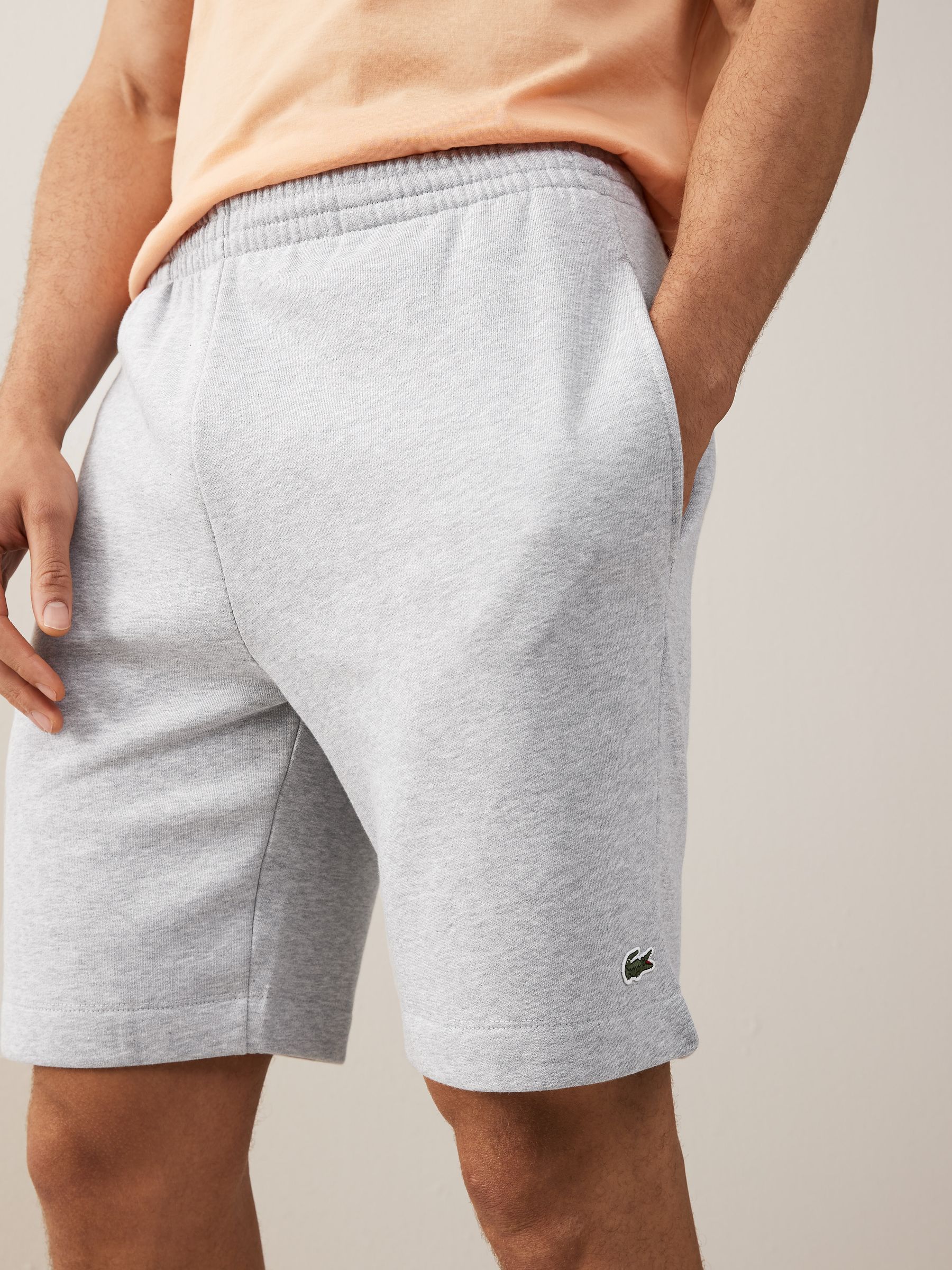 Grijs - Lacoste Fleece Jersey Shorts