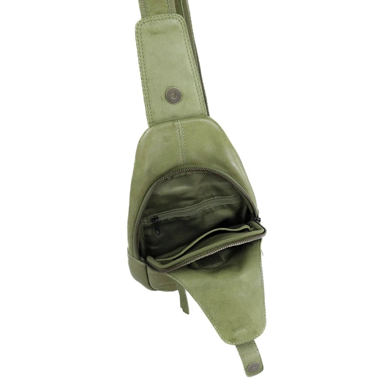 Bear Design Crossbody Tas Daley Moss