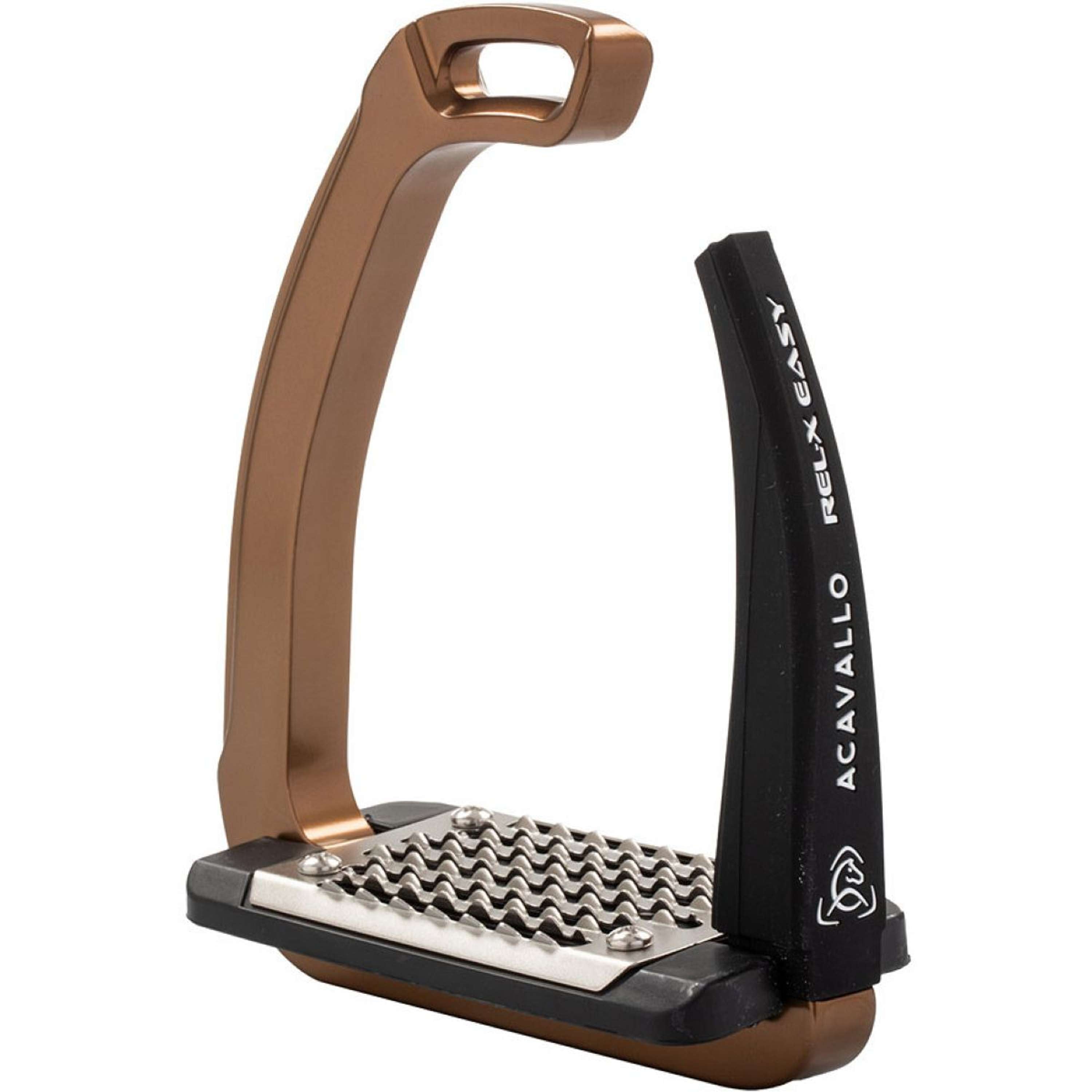 Acavallo Stijgbeugels REL-X Easy Brons/Zwart