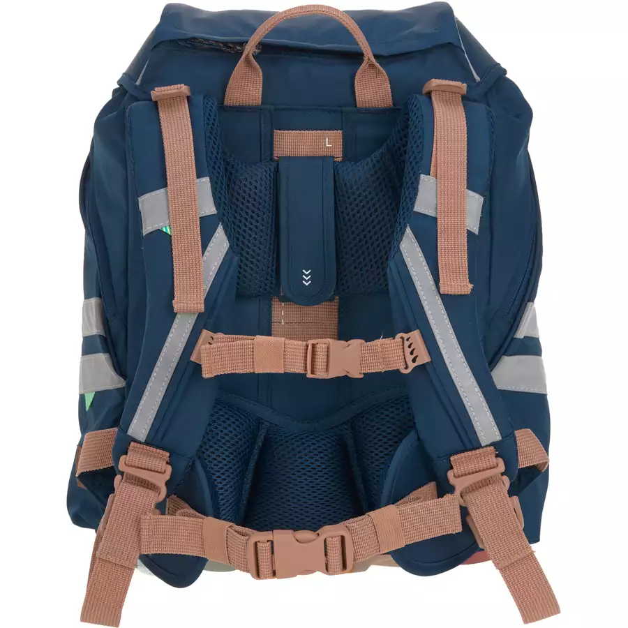 LÄSSIG Schulranzen-Set 7-tlg. Flexy Unique navy