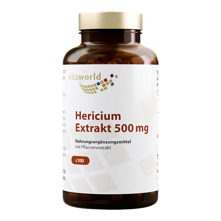 Hericium Extrakt 500 mg Kapseln, 100 St