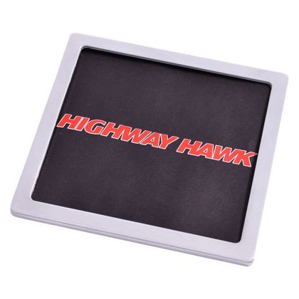 Support de plaque Highway Hawk Entourage de plaque d'immatriculation Universel - Gris