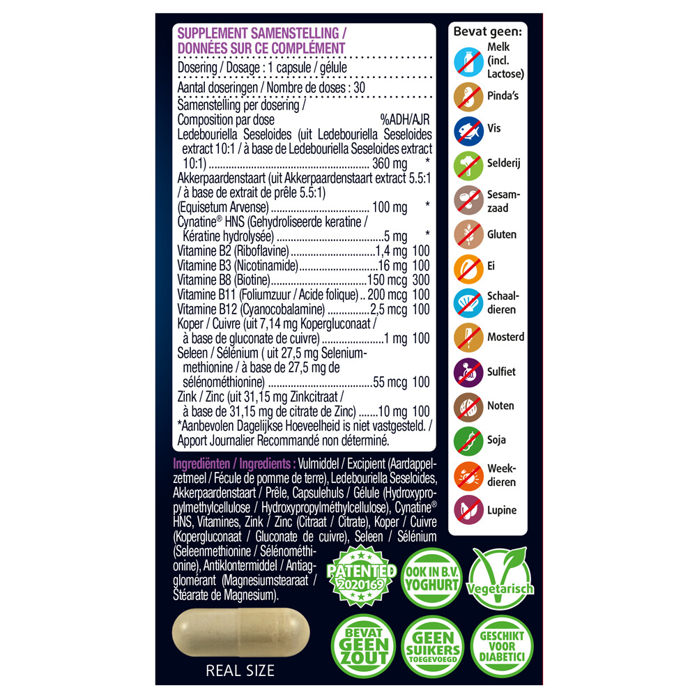 2x Lucovitaal Haar Groei & Volume30 capsules