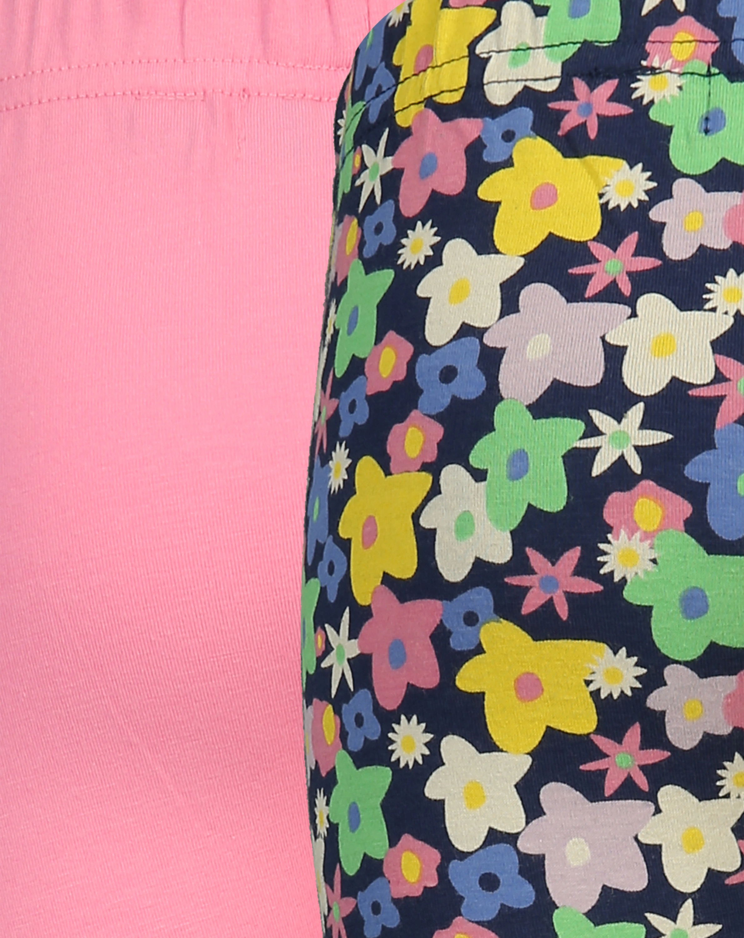 Leggings FLORIDA 2er-Pack in rosa/geblümt
