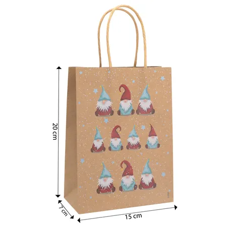 Idena Geschenktasche Wichtel FSC-Mix