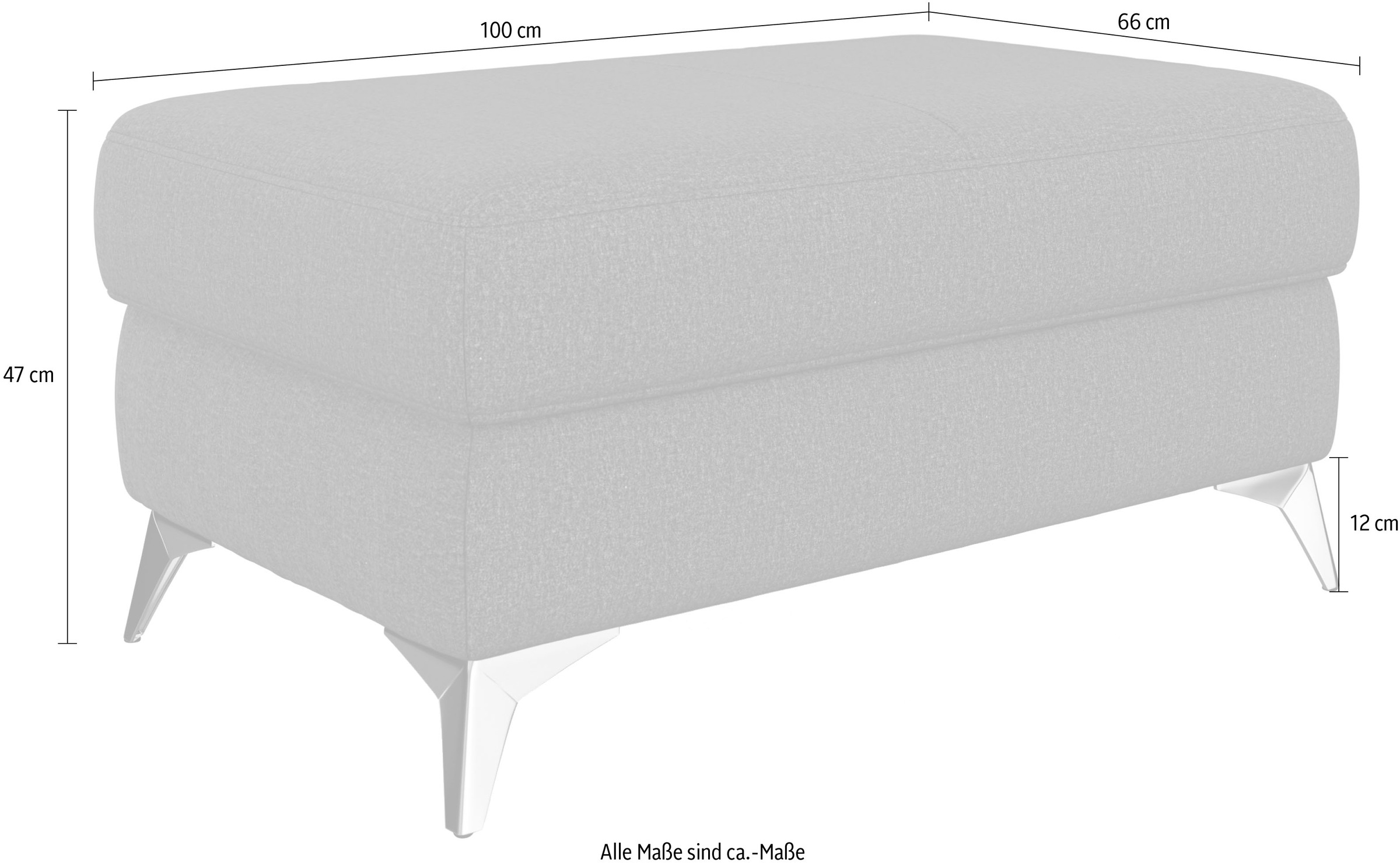 sit&more Stauraumhocker »Padua« mit Stauraum