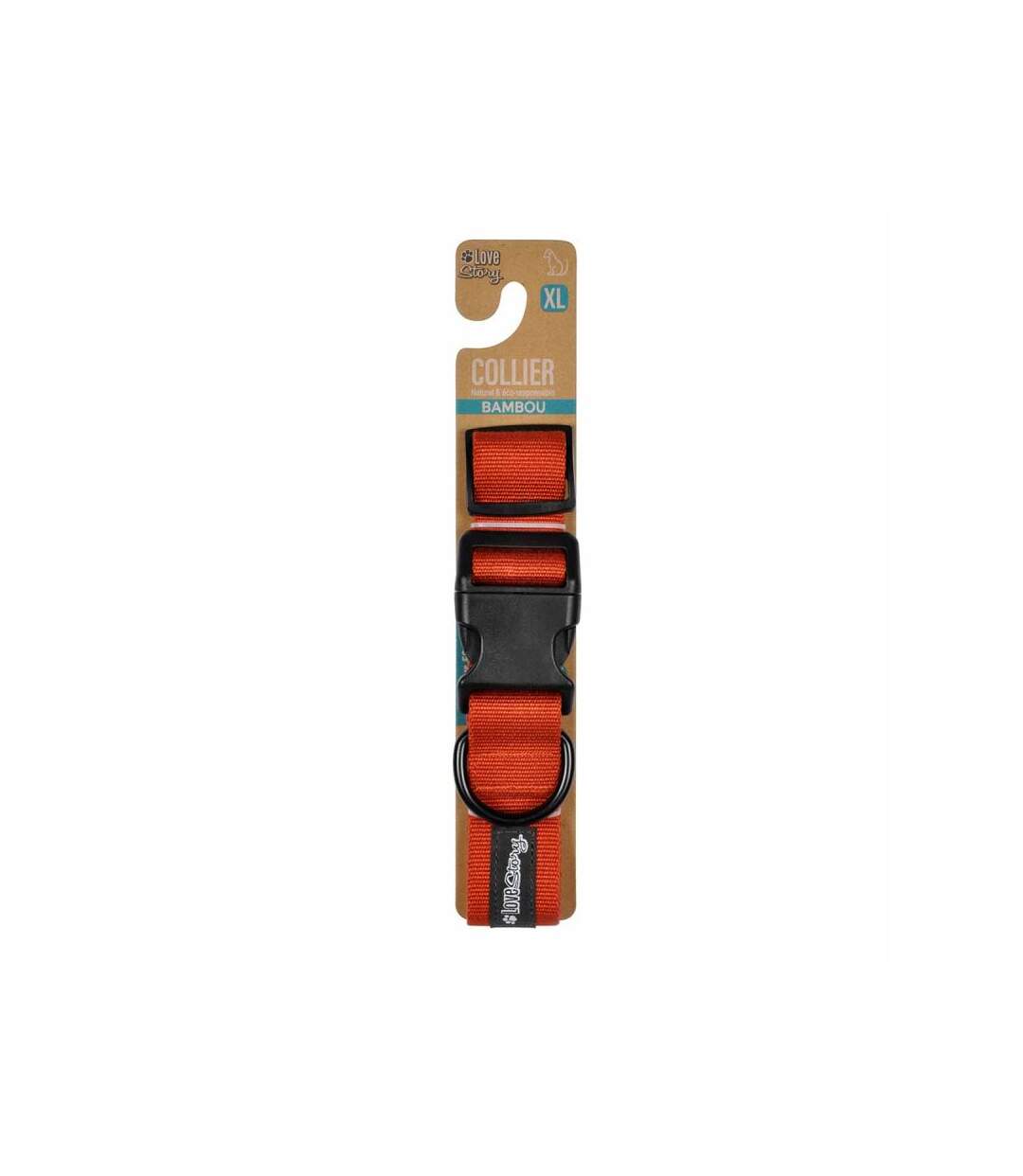 Paris Prix - Collier Pour Animaux réglable 70cm Terracotta