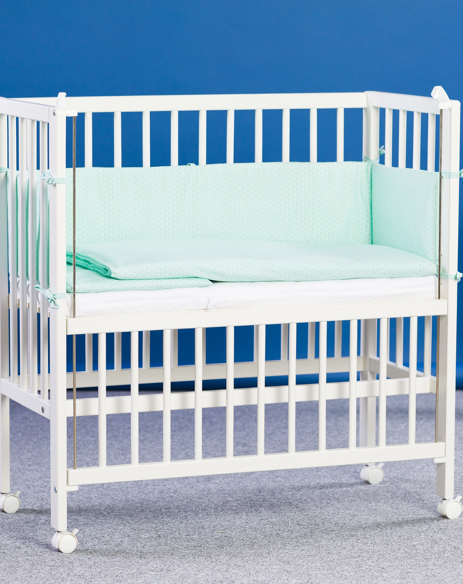 Nestchen COCON LUXE - TRIANGLE (165x26) in mint