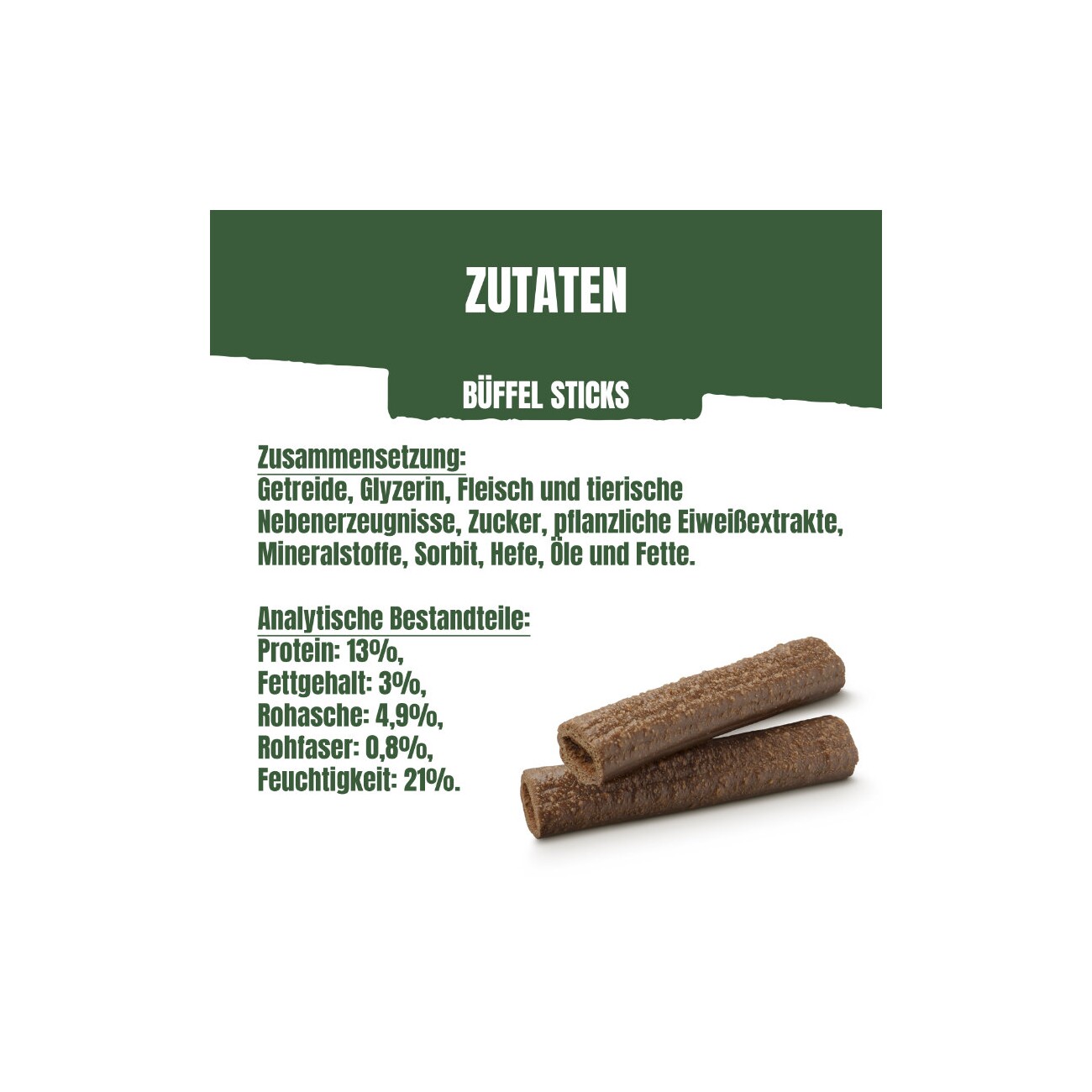 Adventuros Sticks fettarm Büffel 6x120g