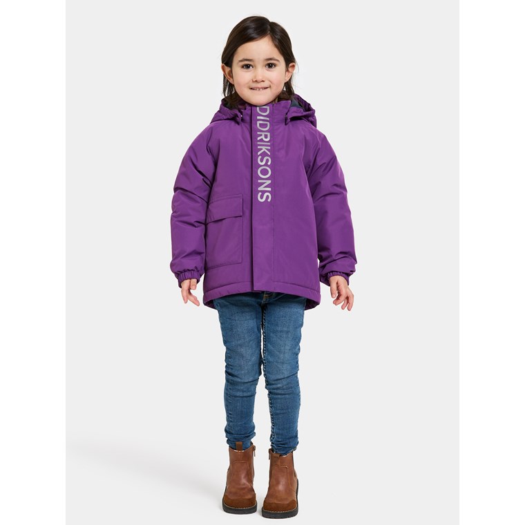 Didriksons Talvi Kids Jkt Royal Purple
