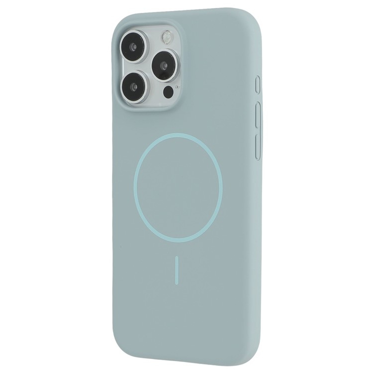 iPhone 16 Pro MagSafe Silikon Case Hülle - Blau
