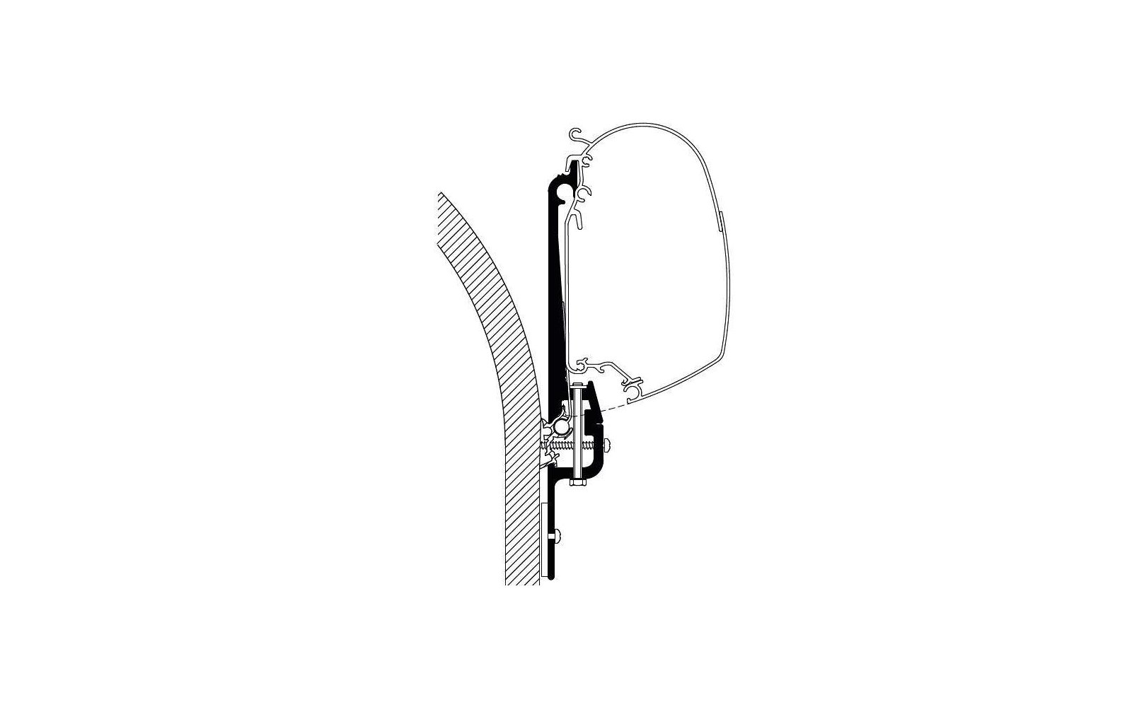 Thule Markisenadapter Eriba Touring ab 2007