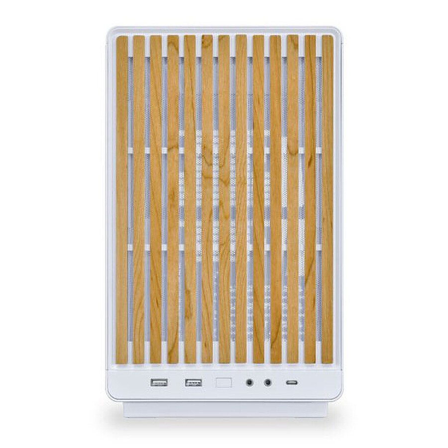 Lian Li Li A3-mATX - Blanc / Bois Clair
