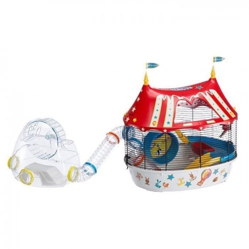 Gaiola de hamster vermelha Ferplast Circus Fun