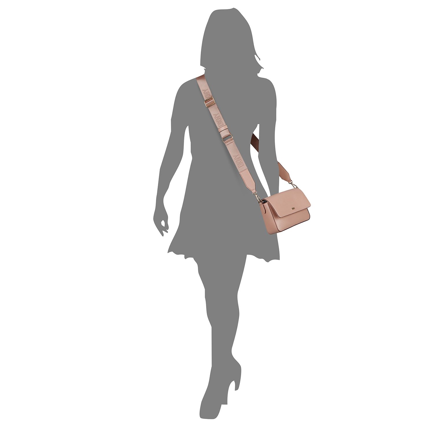DKNY Bryant Park Md Flap Cbody cameo