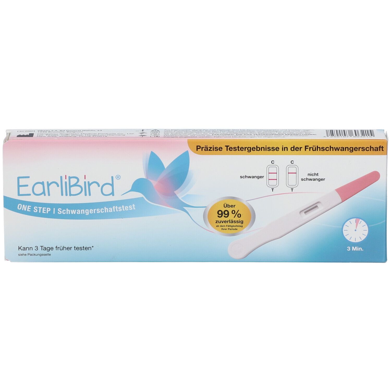 Earlibird Schwangerschaftstest