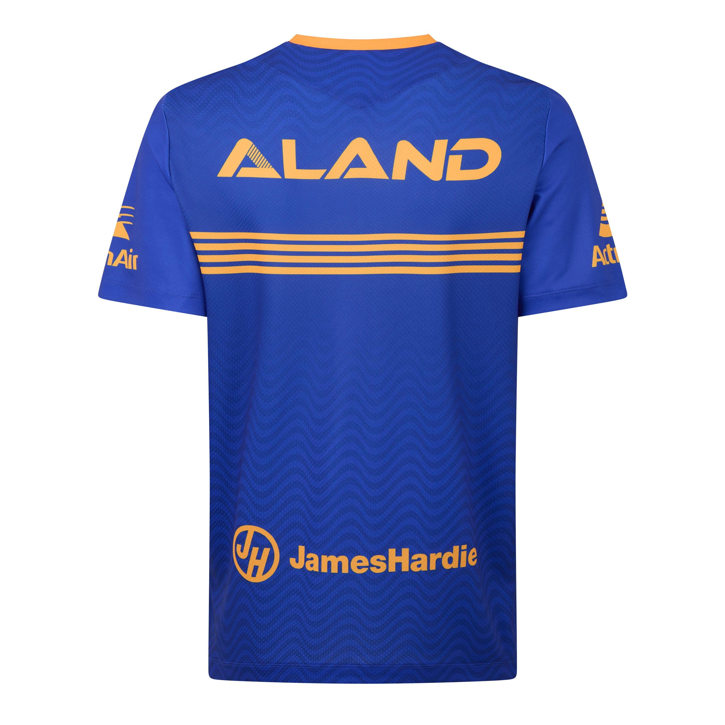 Macron Parramatta 2025 Eels Training T Shirt Mens