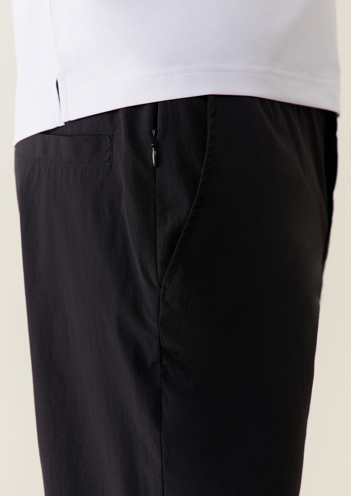 Pantalon casual Judicieux slack skinny uni noir