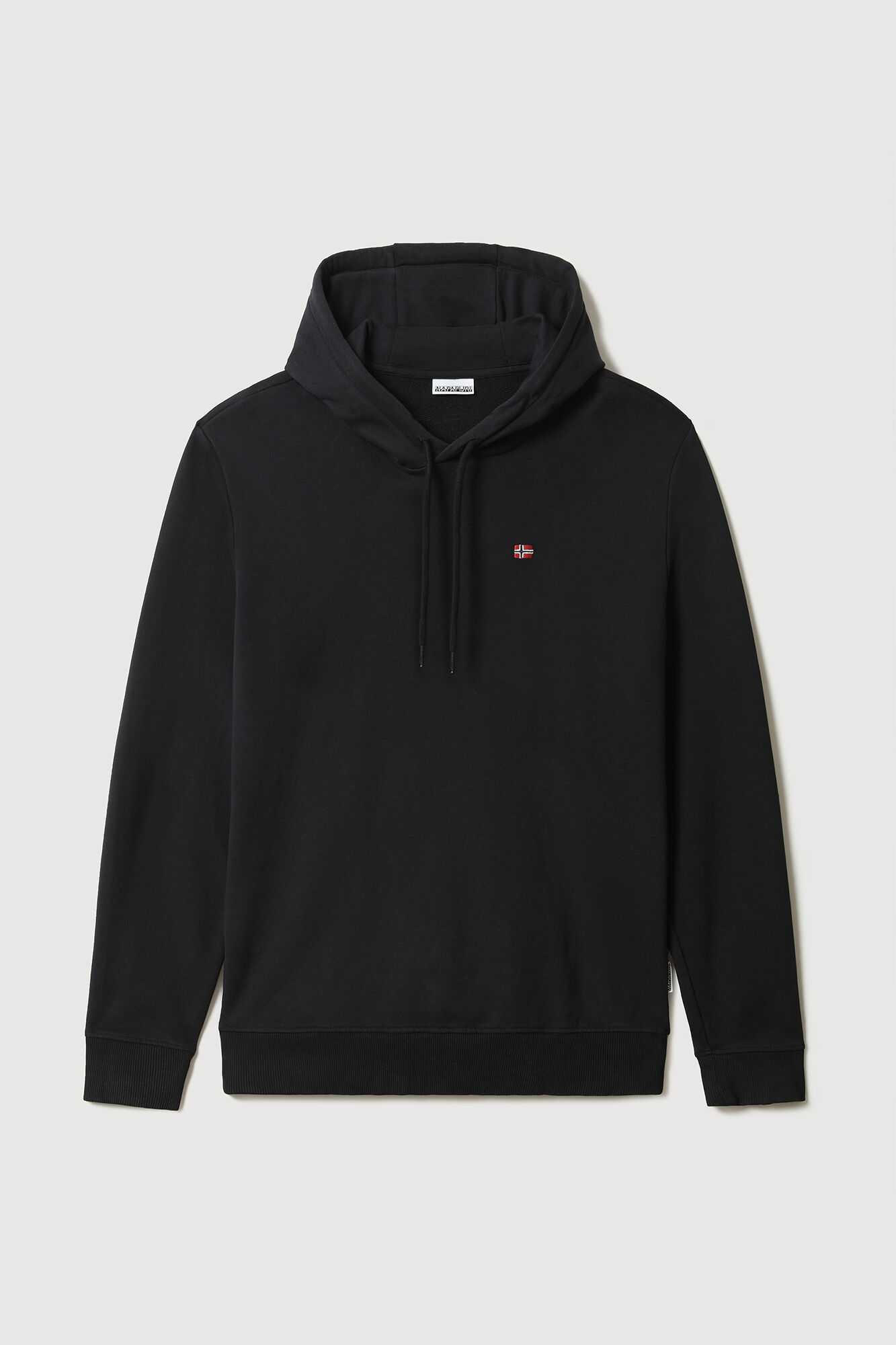 Moletom BALIS HOOD com Capuz e Detalhe em Papel - Preto