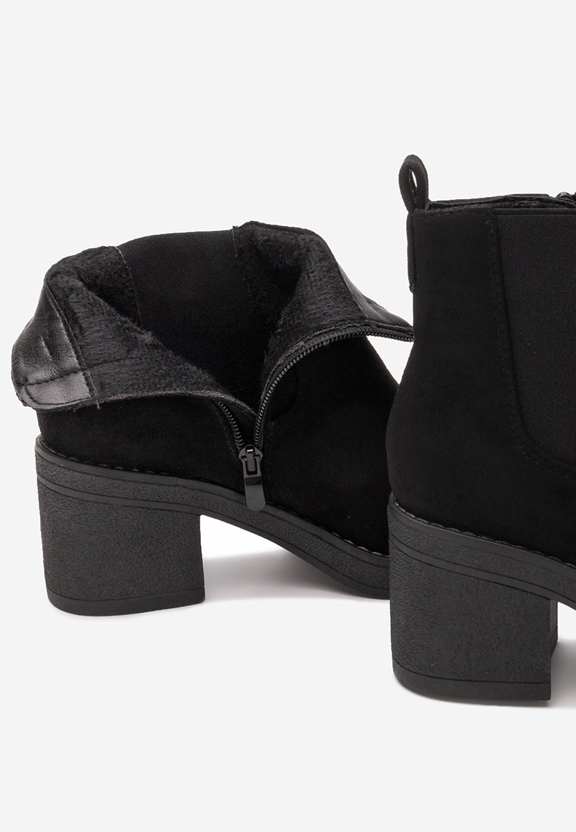 Bottines à talon noires Winnifred